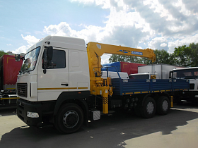 КМУ SOOSAN SCS746 на шасси МАЗ 6312C9
